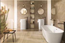 Phòng tắm màu be - xu hướng mới trong trang trí nội thất