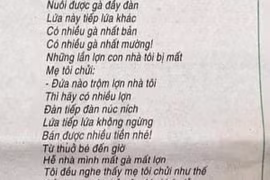 Bài thơ “Mẹ tôi chửi kẻ trộm” gây tranh luận gay gắt