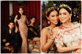 Chụp cùng con, mẹ rich kid Tiên Nguyên “chơi trội” với thần thái cực sang