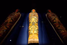 Phát hiện 3 xác ướp Ai Cập nằm trong nhau