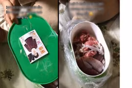 Khui đồ ăn bà nội gửi, cô gái khiến netizen tò mò hết cỡ