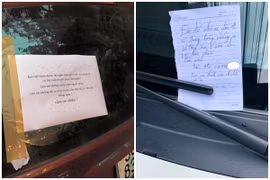 Đỗ xe chắn lối, chủ xe nhận thông báo đi thẳng vào vấn đề