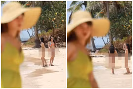 Nhờ người yêu chụp ảnh cô gái “giận tím người” với kết quả