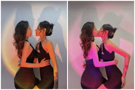 Nhan sắc “không phải dạng vừa” của cặp đồng tính nữ gây sốt mạng