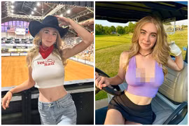 Vẻ nóng bỏng khó cưỡng của mỹ nhân làng golf nổi tiếng