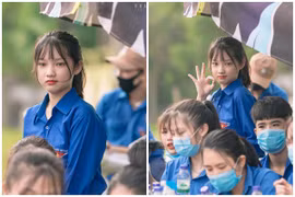 Lộ danh tính nữ tình nguyện viên hot nhất đợt thi tốt nghiệp THPT