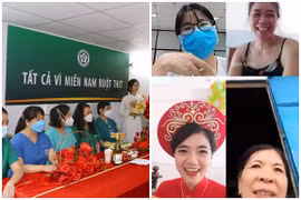 Xúc động loạt đám cưới online của nhân viên tuyến đầu chống dịch