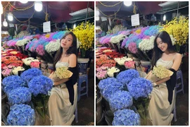 Đi chợ hoa đêm Hà Nội đảm bảo có ảnh đẹp mang về