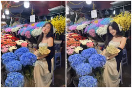 Đi chợ hoa đêm Hà Nội đảm bảo có ảnh đẹp mang về