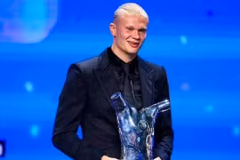 Haaland giành giải Cầu thủ xuất sắc nhất châu Âu