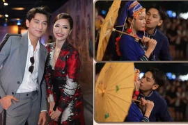 Khoảnh khắc 'khóa môi' công khai của Isaac và Bích Phương gây sốt