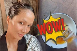 H'Hen Niê dưỡng tóc với mặt nạ giá rẻ, dễ làm tại nhà