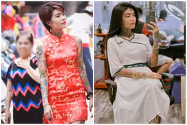 Hot girl xăm trổ bị dè bỉu trên phố Trung thu giờ ra sao?