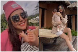 “Vợ thiếu gia Cocobay” nuột nà khó tin dù tăng cân chóng mặt