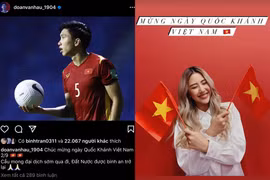 Dàn “hot face” nô nức đăng status mừng ngày Quốc khánh đặc biệt