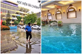 Hà Nội ngập như sông, cư dân mạng đua nhau chế ảnh