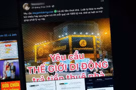 Chủ mặt bằng bức xúc vì bị Thế Giới Di Động tự ý giảm tiền thuê nhà