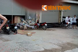 Quét sơn, nam thanh niên rơi xuống đất tử vong