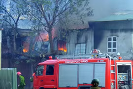 Cháy lớn gần khách sạn La Thành, một người thiệt mạng