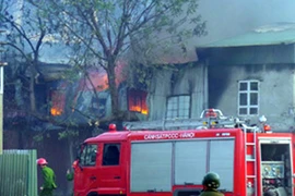 Cháy lớn gần khách sạn La Thành, một người thiệt mạng