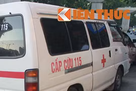 Giả xe cấp cứu 115, chở lậu bệnh nhân ngay giữa Thủ đô
