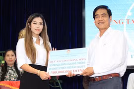 Tiên Nguyễn hỗ trợ miền Trung và gia đình chiến sĩ Rào Trăng 3