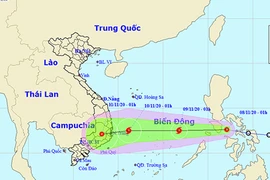Áp thấp nhiệt đới mới khả năng mạnh lên thành bão