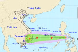 Áp thấp nhiệt đới mới khả năng mạnh lên thành bão