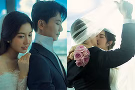 Á hậu Thúy Vân tung ảnh cưới độc lạ trước ngày lên xe hoa