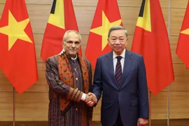 Chủ tịch nước Tô Lâm chủ trì chiêu đãi trọng thể Tổng thống Timor Leste