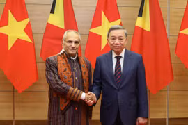 Chủ tịch nước Tô Lâm chủ trì chiêu đãi trọng thể Tổng thống Timor Leste