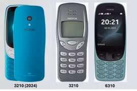 Nokia 3210- sự trở lại của "Điện thoại cục gạch" huyền thoại sau 25 năm