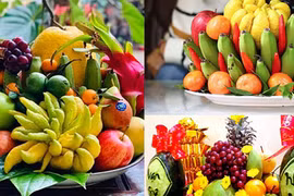 Tháng Giêng, người kinh doanh mâm đồ cúng tới tấp chốt đơn