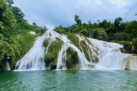 Thác nước 3 tầng - điểm du lịch hút khách ở Tuyên Quang