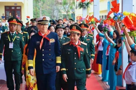 Những hình ảnh Đại tướng Phan Văn Giang đón Bộ trưởng Quốc phòng Trung Quốc Đổng Quân