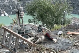 Giàn khoan đổ sập, nam công nhân ở Bình Phước tử vong