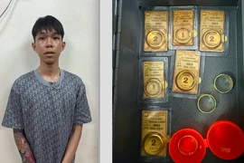 Bắt đối tượng gây ra 3 vụ cướp tiệm vàng ở Hà Nội