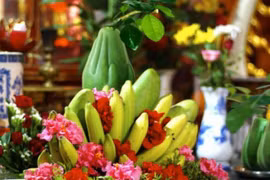 Mâm cúng rằm tháng 7 cần có những món nào?