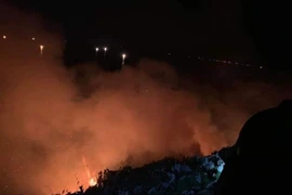 Cháy lớn ở bán đảo Sơn Trà