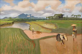 Việt Nam xưa tuyệt đẹp qua loạt tranh trăm tuổi của họa sĩ Pháp