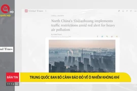 Trung Quốc ban bố cảnh báo đỏ về ô nhiễm không khí