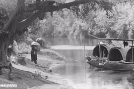 Ảnh hiếm trăm tuổi về sông An Cựu ở Cố đô Huế xưa