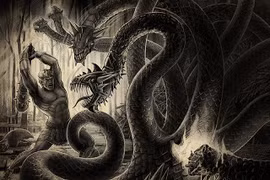 Kinh sợ quái vật rắn 'bất khả chiến bại' trong thần thoại Hy Lạp