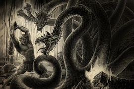 Kinh sợ quái vật rắn 'bất khả chiến bại' trong thần thoại Hy Lạp