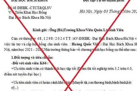 Giả mạo con dấu, chữ ký lãnh đạo Bộ GD&ĐT để lừa đảo