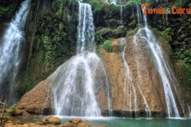 Ngắm dòng thác nổi tiếng Tây Bắc vừa được in hình lên tem Việt Nam