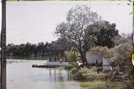 Vẻ khác lạ của hồ Hoàn Kiếm - đền Ngọc Sơn trong ảnh màu 1915 (2)