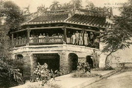 Loạt ảnh lịch sử quý giá về Chùa Cầu ở Hội An 