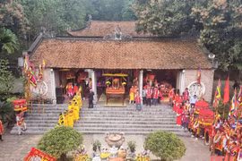 Lễ hội đền Bà Triệu là di sản văn hóa phi vật thể quốc gia