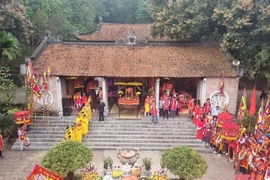 Lễ hội đền Bà Triệu là di sản văn hóa phi vật thể quốc gia